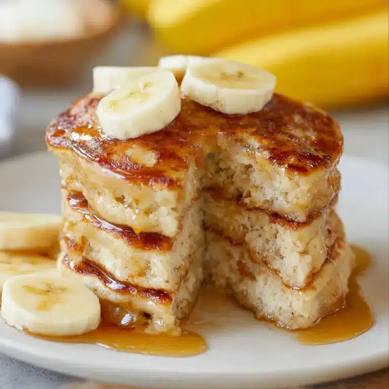 Brown Sugar Banana Pancakes Recipe