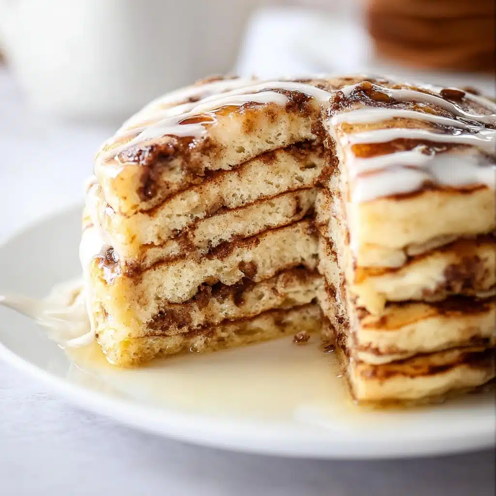 Cinnamon Roll Pancakes Recipe - Recipe Image