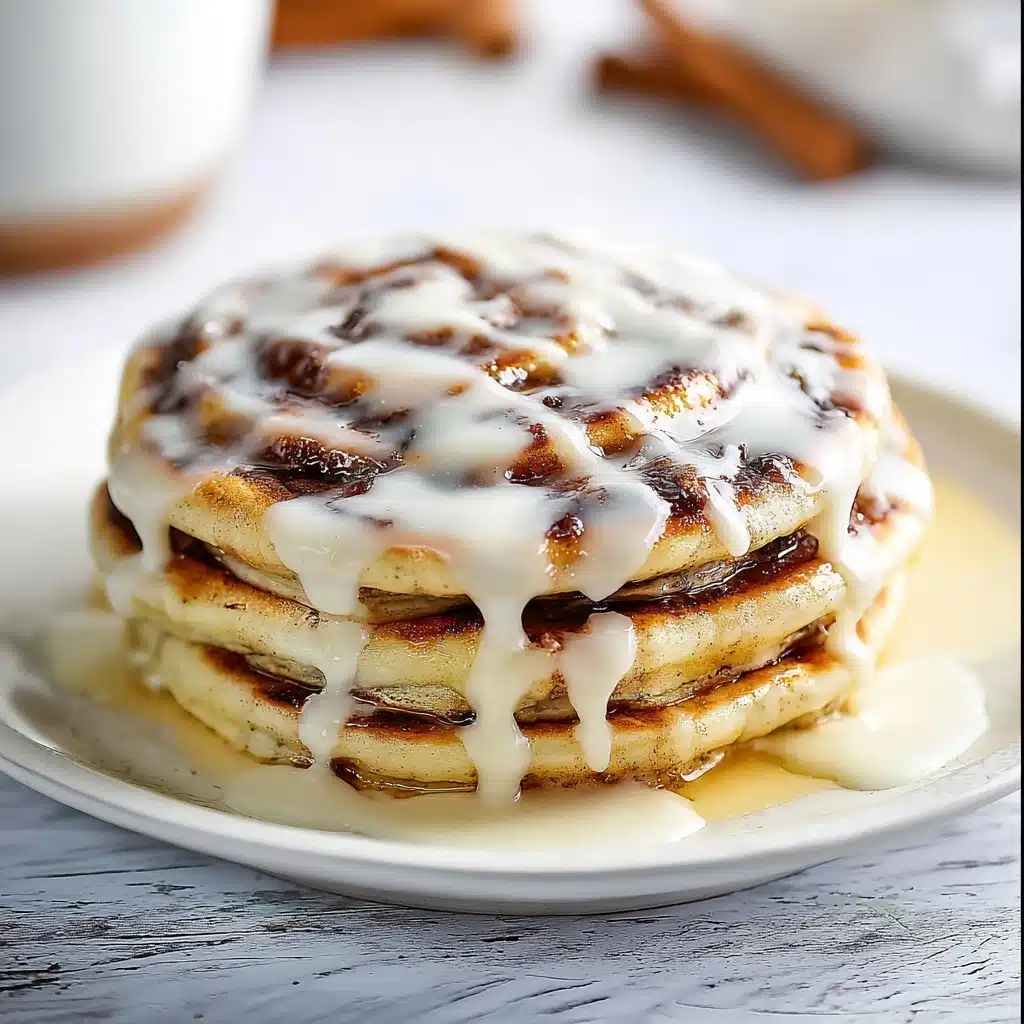 Cinnamon Roll Pancakes Recipe - Recipe Image