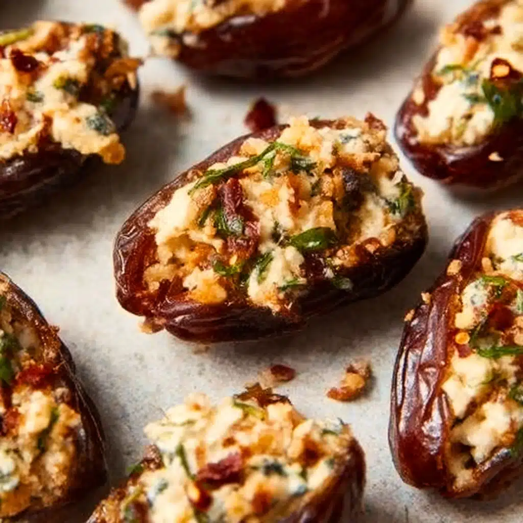 Air Fryer Brie Stuffed Dates Recipe - Recipe Image