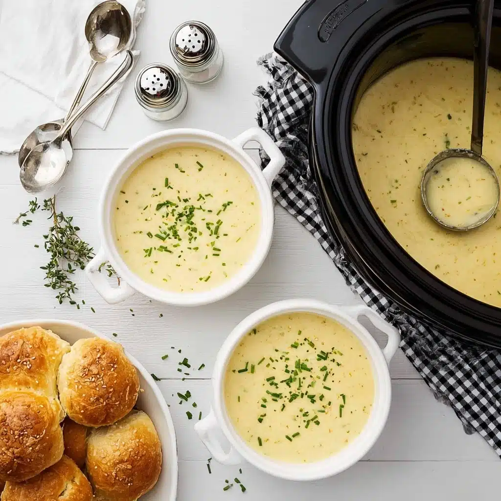 Slow Cooker Potato Leek Soup Recipe - Recipe Image