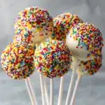 Rainbow Sprinkle Cake Pops Recipe