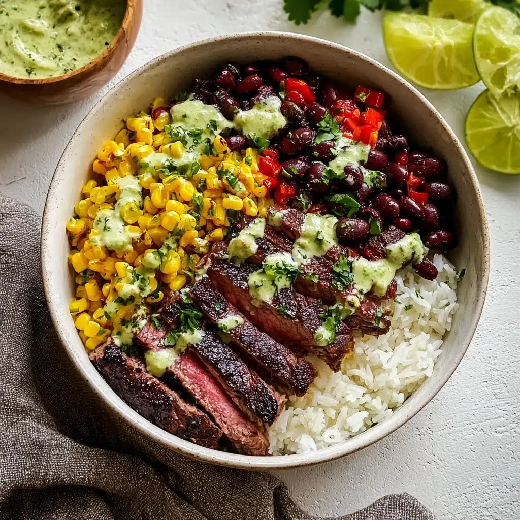 Cilantro Lime Steak Bowls Recipe - Recipe Image
