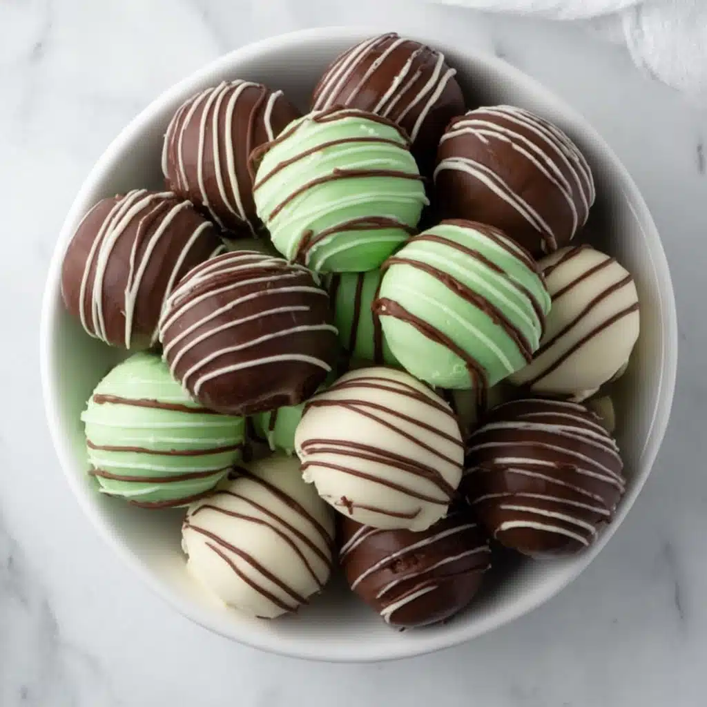 Creamy Andes Mint Chocolate Truffles Recipe - Recipe Image