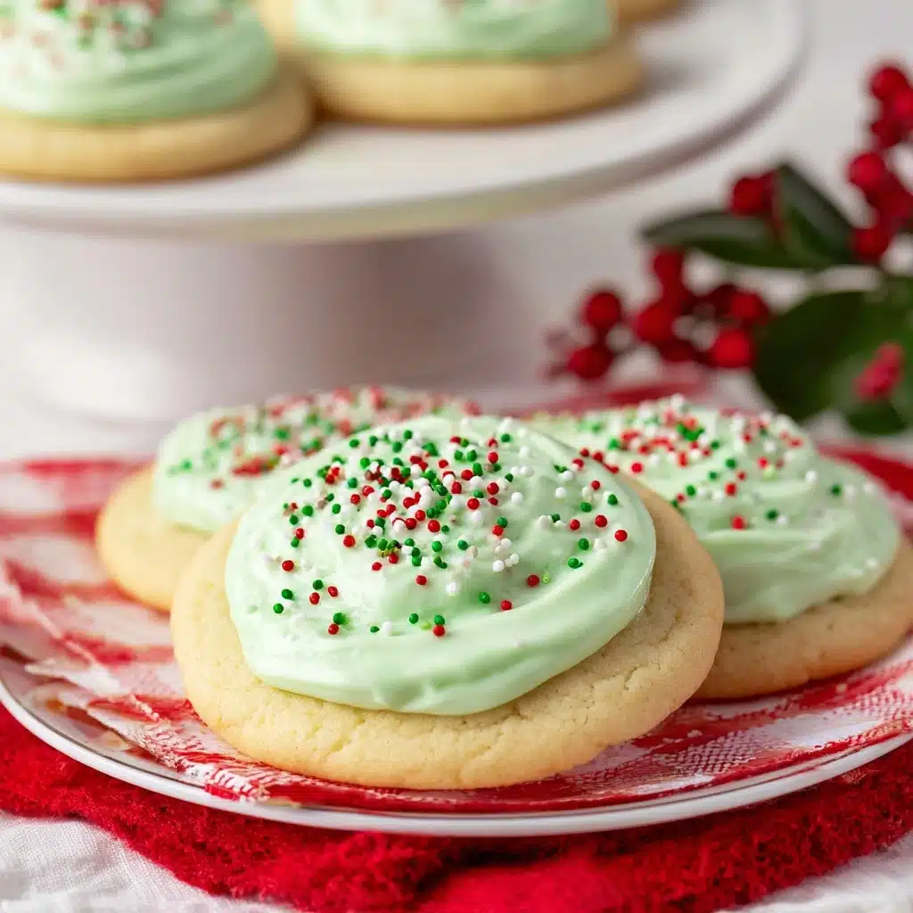 Copycat Crumbl Christmas Sugar Cookies Recipe - Recipe Image