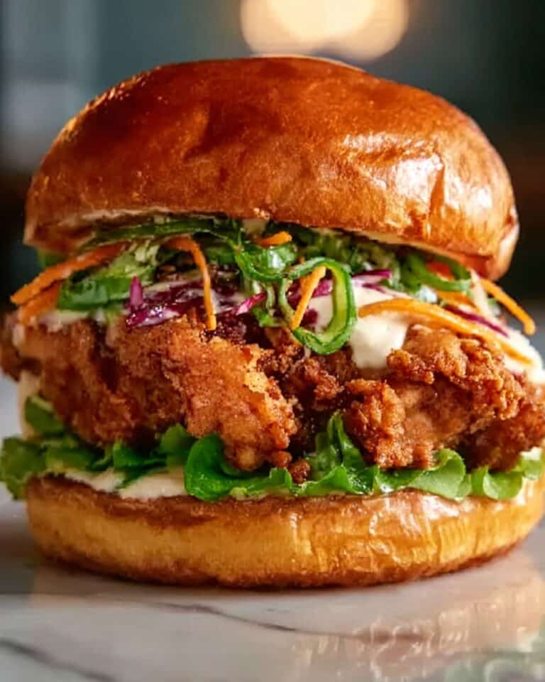 Thai Fried Chicken Sandwich Recipe