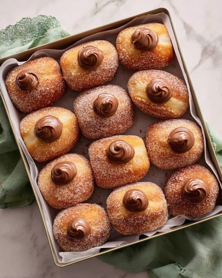 Milk Bread Nutella Donuts Recipe