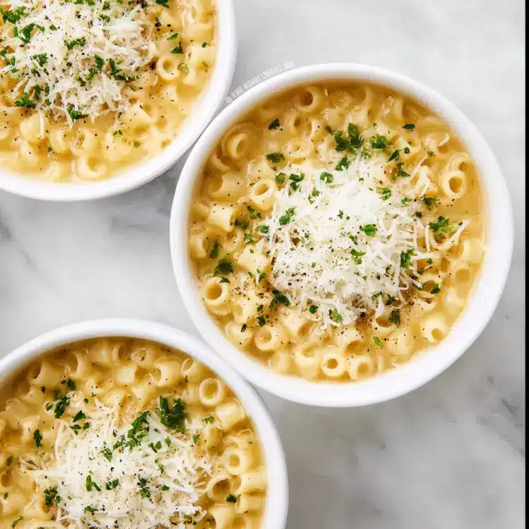 Parmesan Pasta Soup Recipe