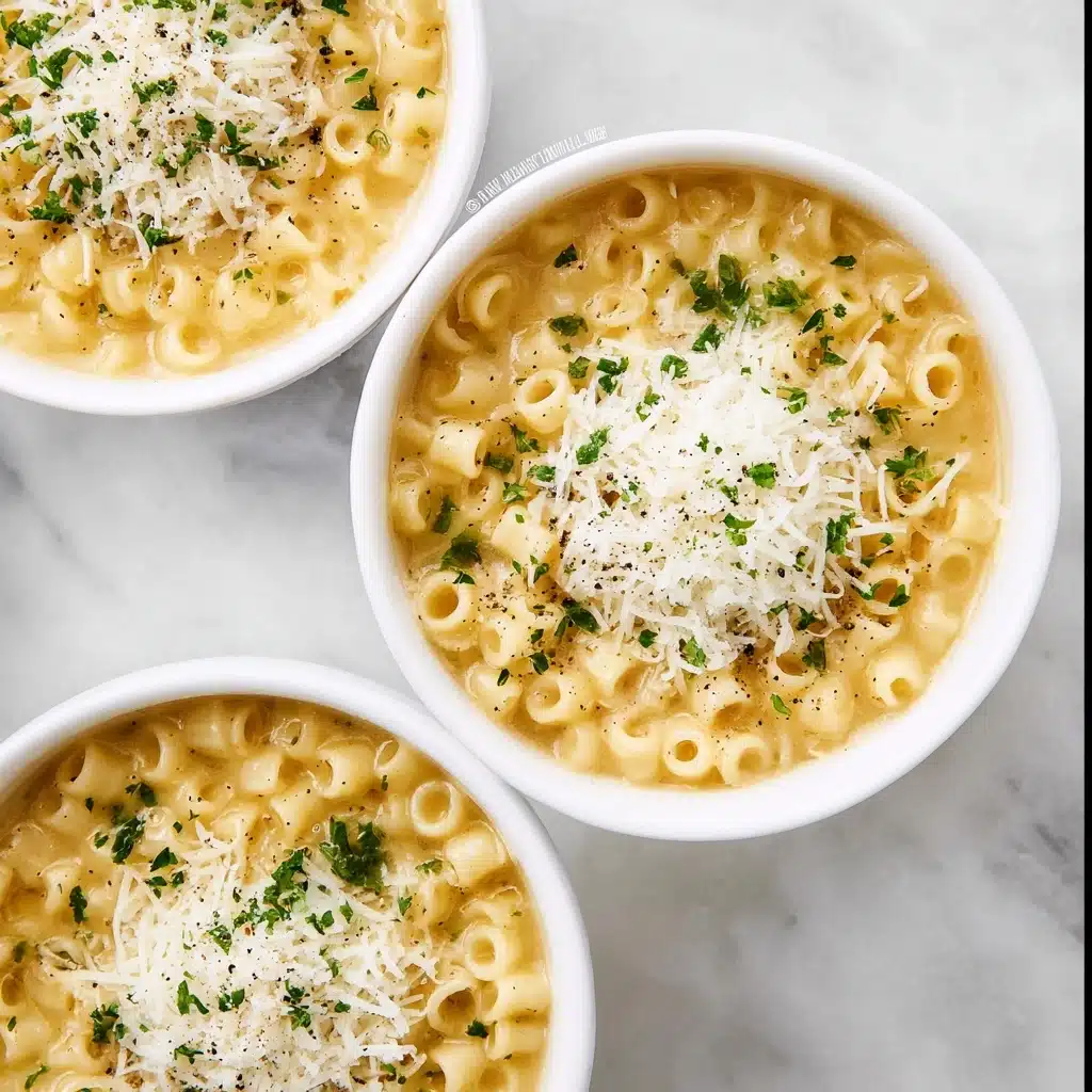 Parmesan Pasta Soup Recipe - Recipe Image