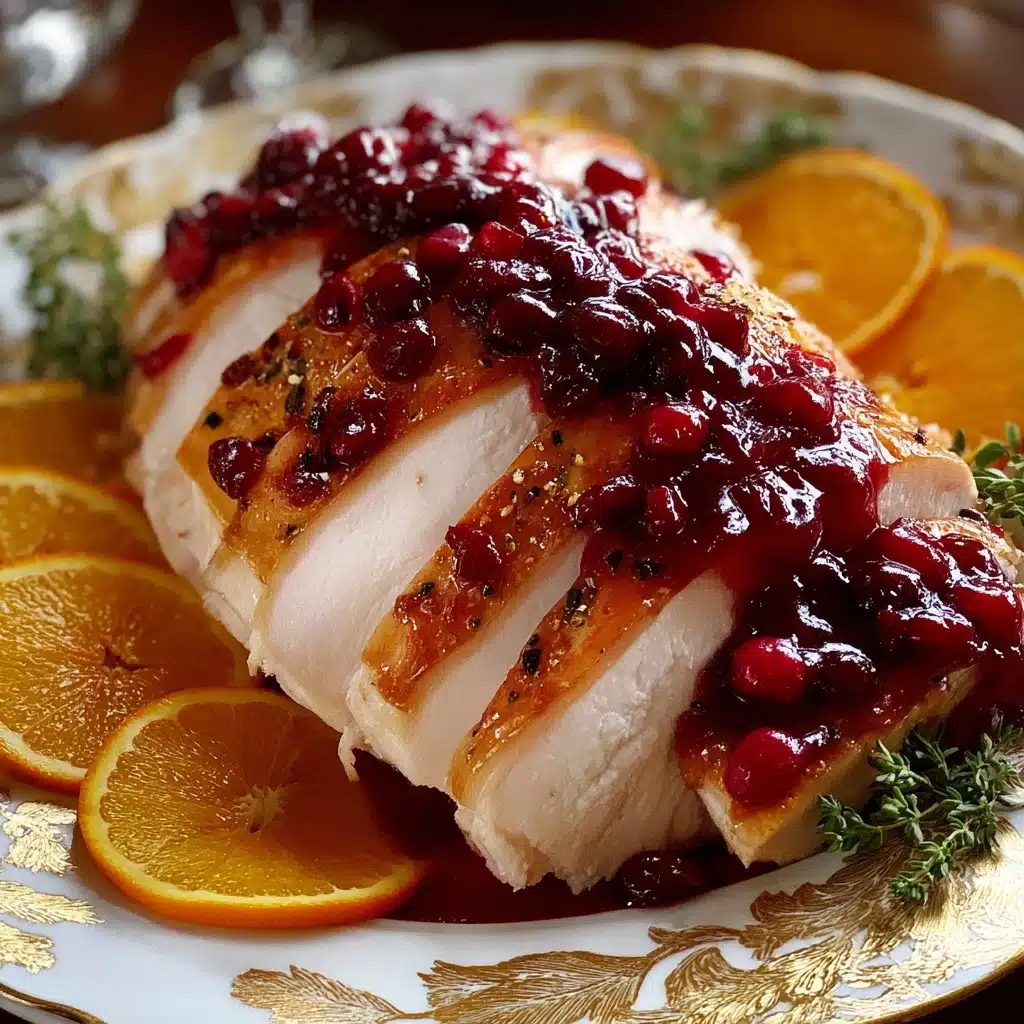 Cranberry Orange Glazed Turkey Breast Recipe - Recipe Image