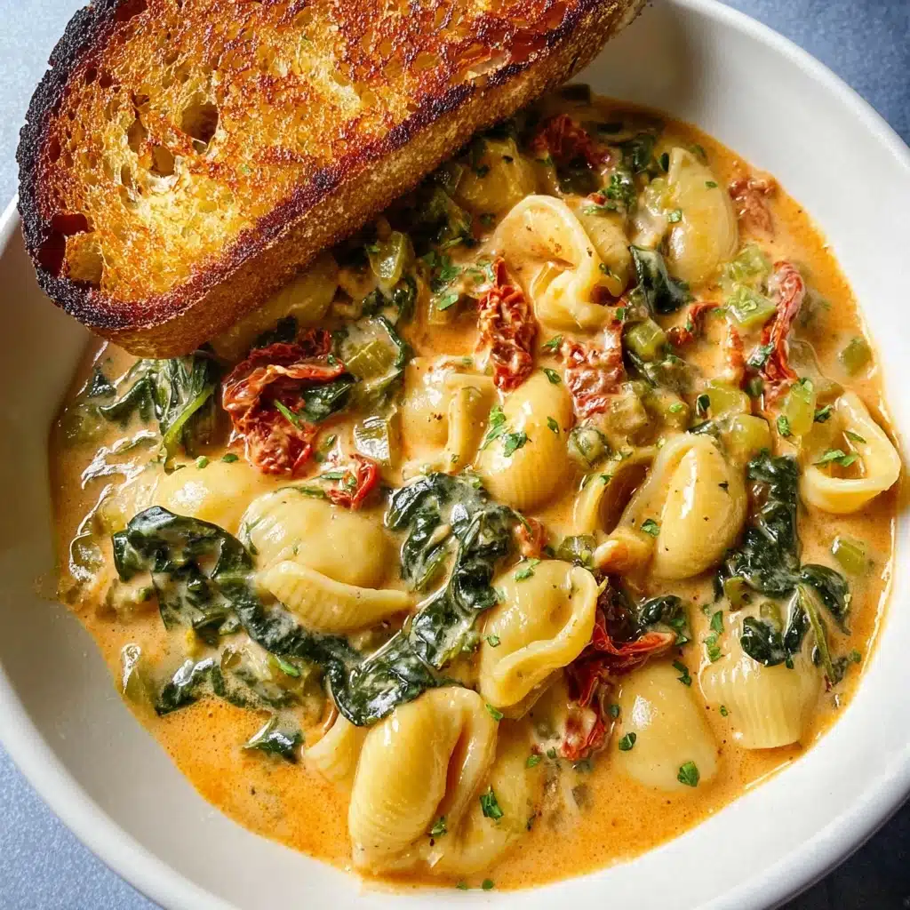 Creamy Marry Me Tuscan Chicken Soup Recipe - Recipe Image