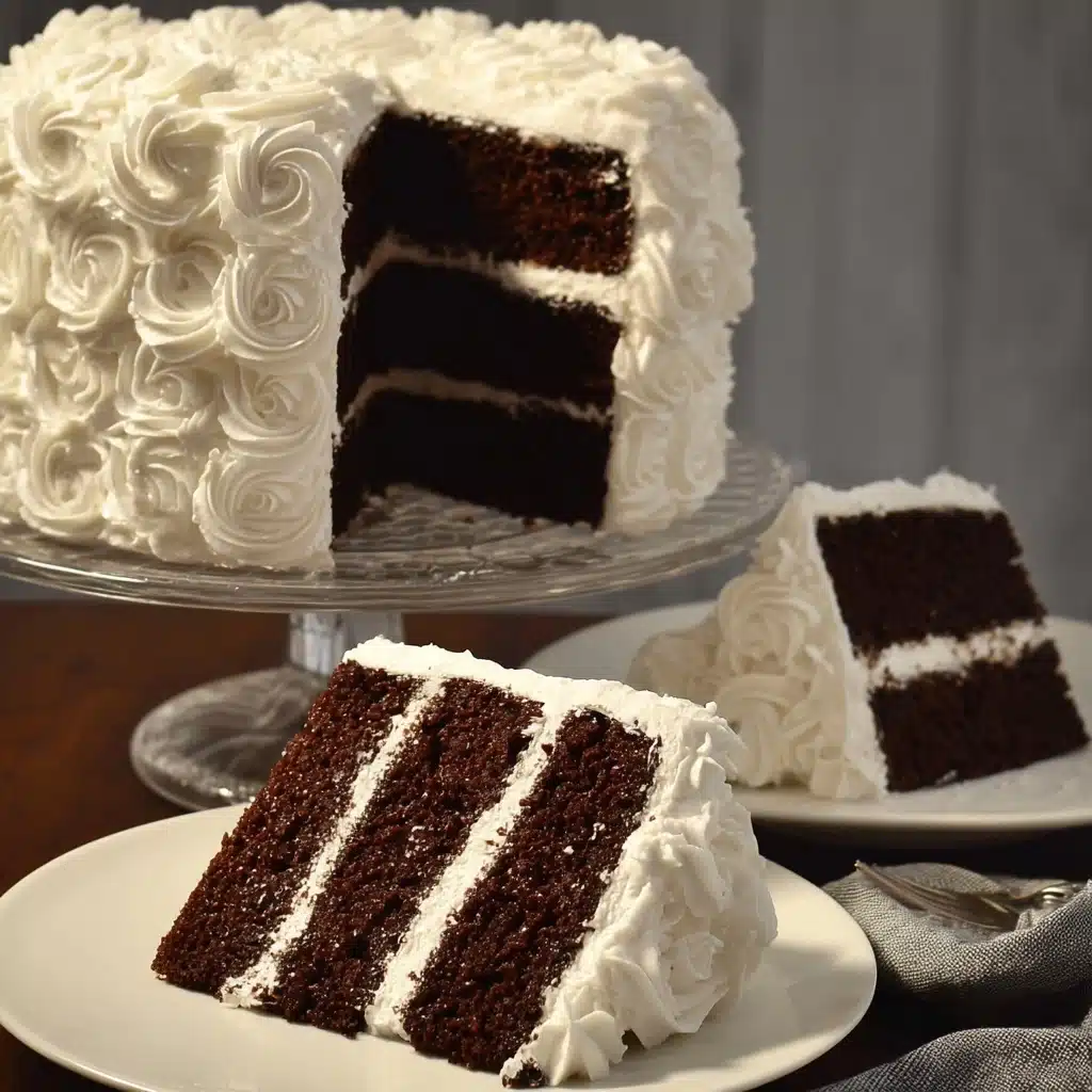 Devil’s Food Cake with Heavenly Marshmallow Icing Recipe
