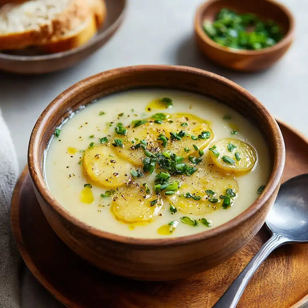 Creamy Potato Leek Soup Recipe - Recipe Image