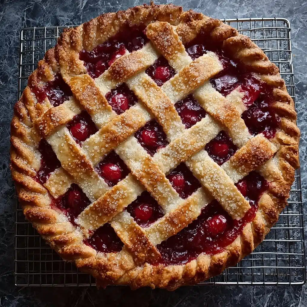 Baked Fresh Cherry Pie Recipe