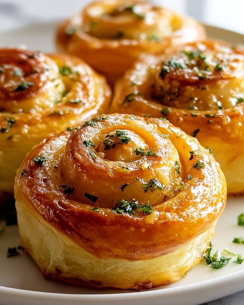 Garlic Swirl Rolls Recipe