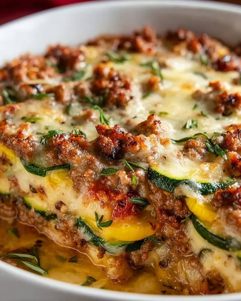 Ground Turkey Zucchini Casserole – Healthy Comfort Food Recipe