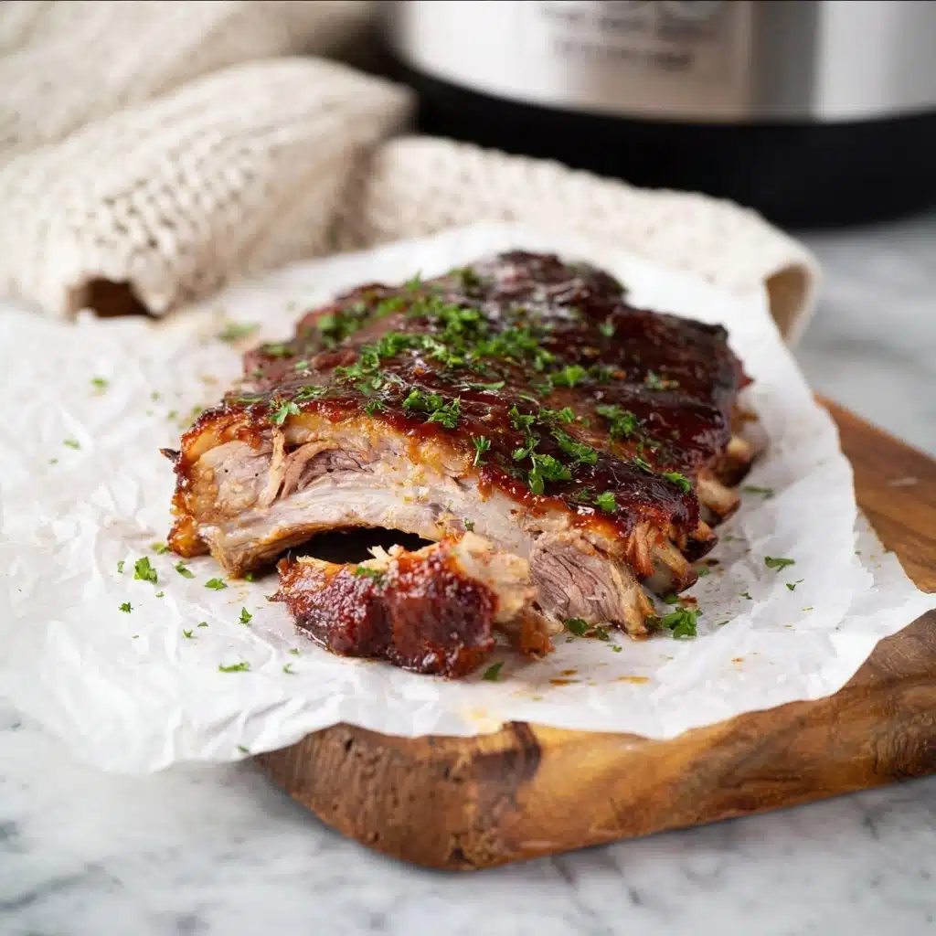 Dump and Go Crockpot Honey Garlic Soy Spareribs Recipe - Recipe Image