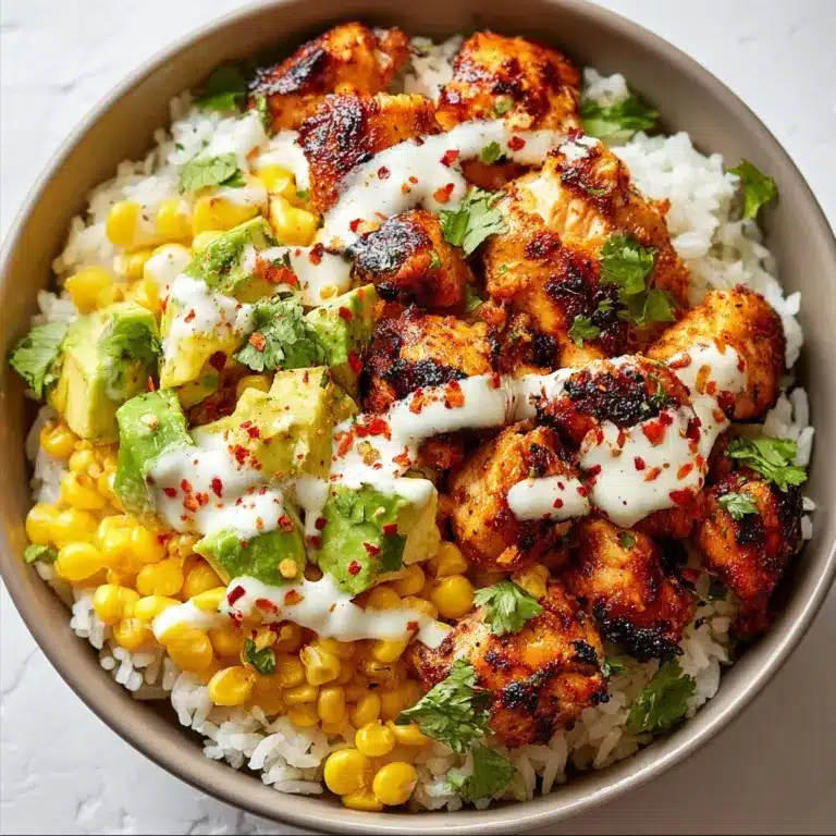 Street Corn Chicken Bowl Recipe