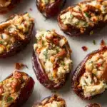 Air Fryer Brie Stuffed Dates Recipe