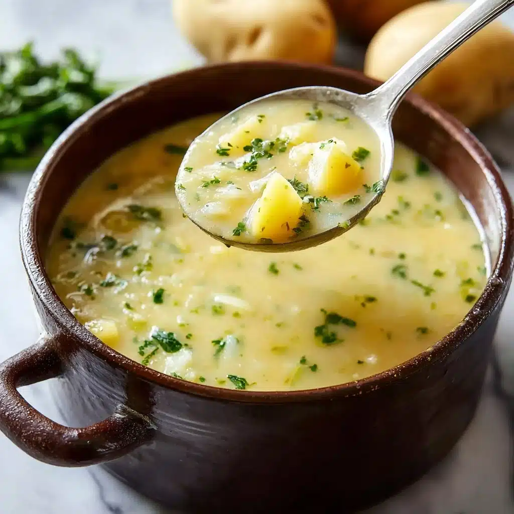 Creamy Potato Leek Soup Recipe - Recipe Image