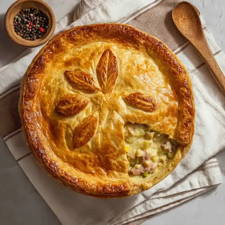 Chicken, Leek and Bacon Pie Recipe