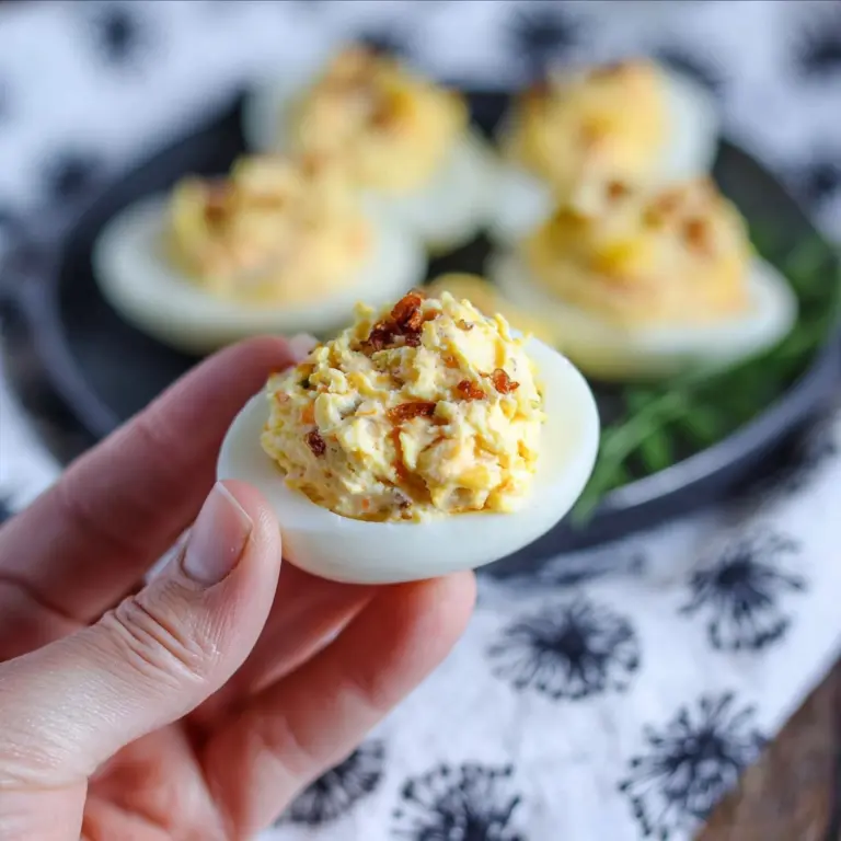 Crack Chicken Deviled Eggs Recipe