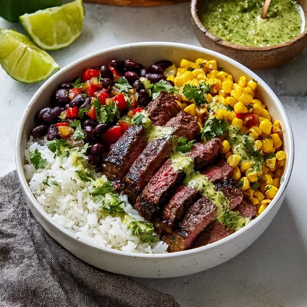 Cilantro Lime Steak Bowls Recipe - Recipe Image