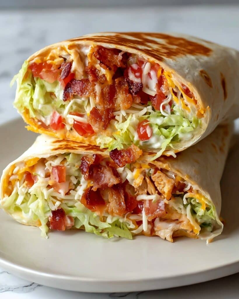 Zesty BLT Wraps with Chipotle Mayo Recipe