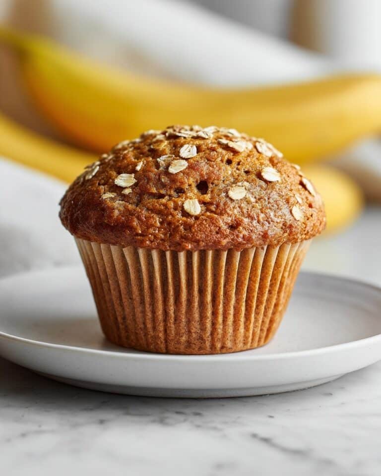 Healthy Banana Oatmeal Muffins Recipe