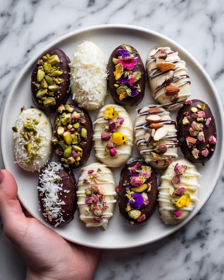 Cashew-Stuffed Chocolate Covered Dates Recipe