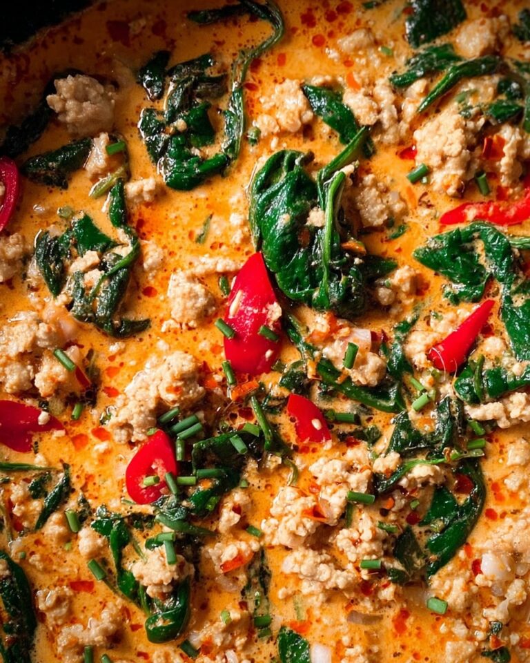 Creamy Ground Turkey & Spinach Protein Bowl Recipe