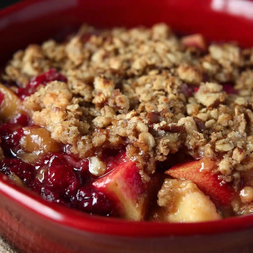 The recipe that I'm sharing with you today is adapted from Joy's Pear Cranberry Pecan Crumble from her book and includes changes to suit my tastes Recipe - Recipe Image