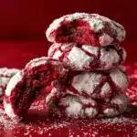 Red Velvet Crinkle Cookies Recipe