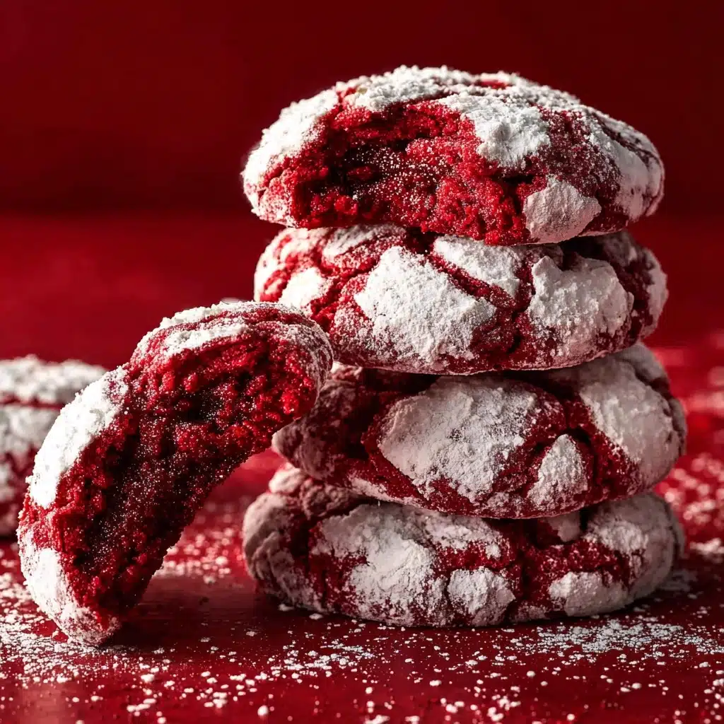 Red Velvet Crinkle Cookies Recipe