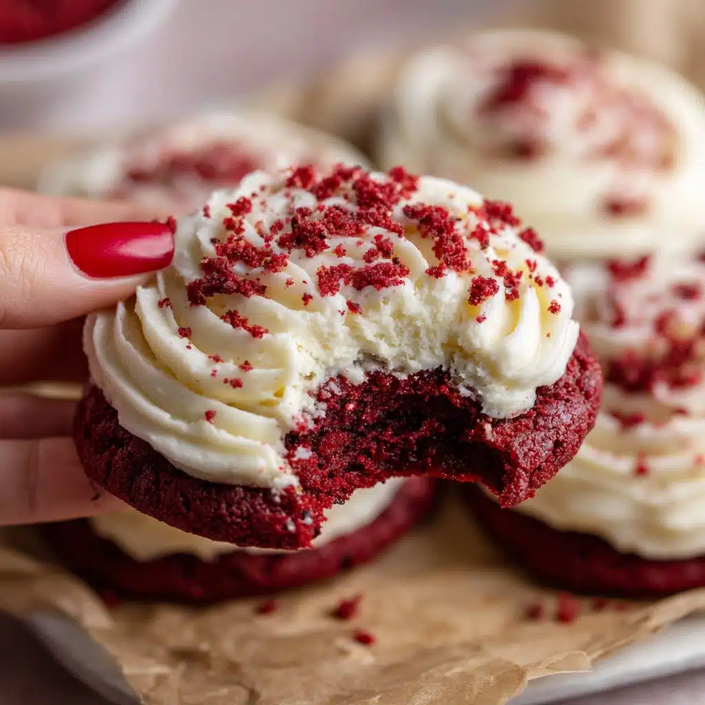 CRUMBL COPYCAT RED VELVET COOKIES RECIPE - Recipe Image