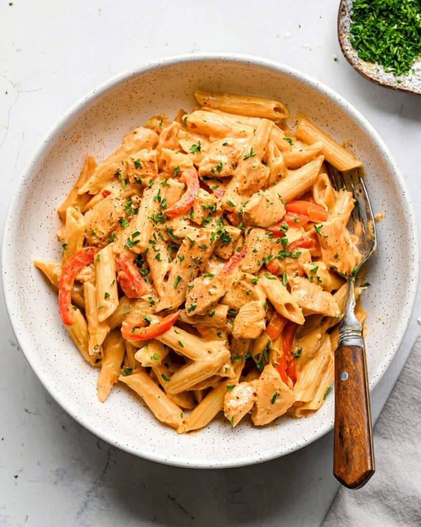 Cashew Cream Cajun Chicken Pasta – Dairy Free Recipe