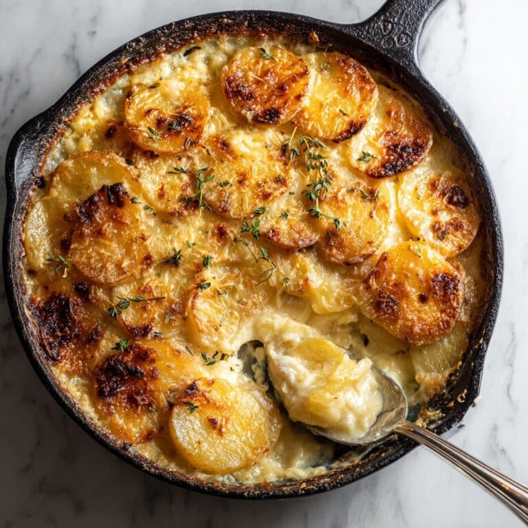 Crispy Parmesan and Gruyere Potato Gratin Recipe