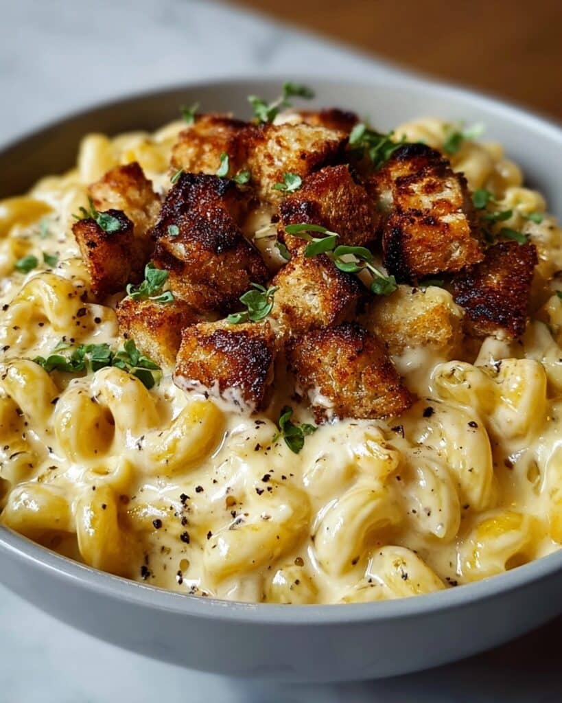 Creamy Honey Pepper Chicken Mac and Cheese Delight Recipe