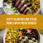Cilantro Lime Steak Bowls Recipe