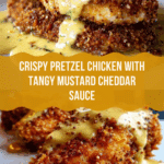 Pretzel Chicken Mustard Cheddar Sauce Recipe to Savor Today Recipe