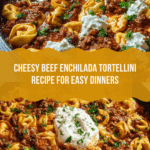 Cheesy Beef Enchilada Tortellini Recipe