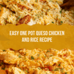 Easy One Pot Queso Chicken and Rice Recipe