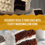 Devil’s Food Cake with Heavenly Marshmallow Icing Recipe