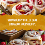 Strawberry Cheesecake Cinnabon Rolls Recipe