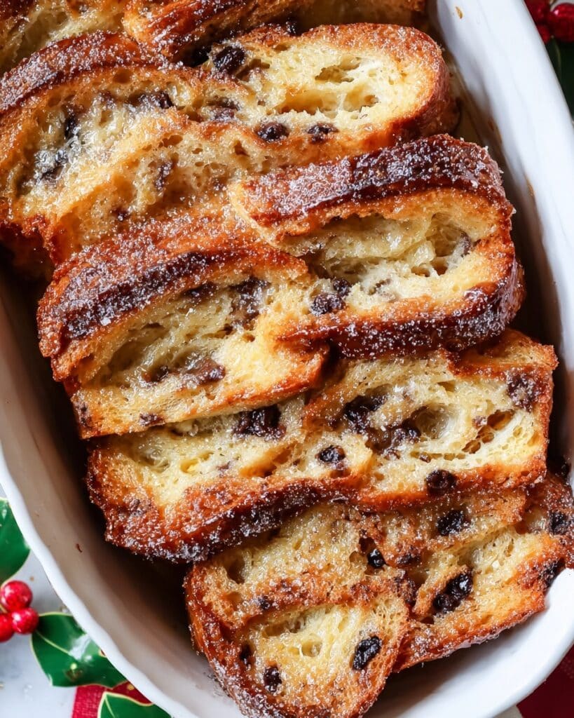 Baked Pain Au Chocolat Bread and Butter Pudding Recipe