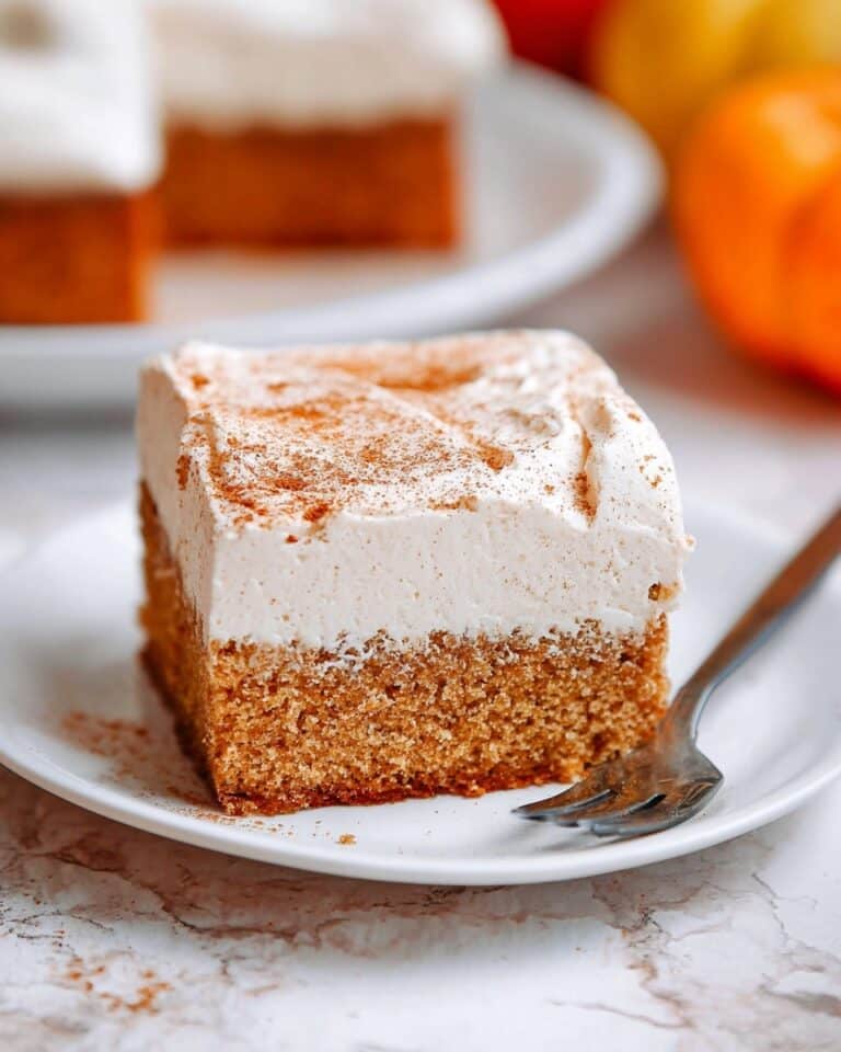 Tres Leches Pumpkin Cake with Maple Whipped Cream Recipe