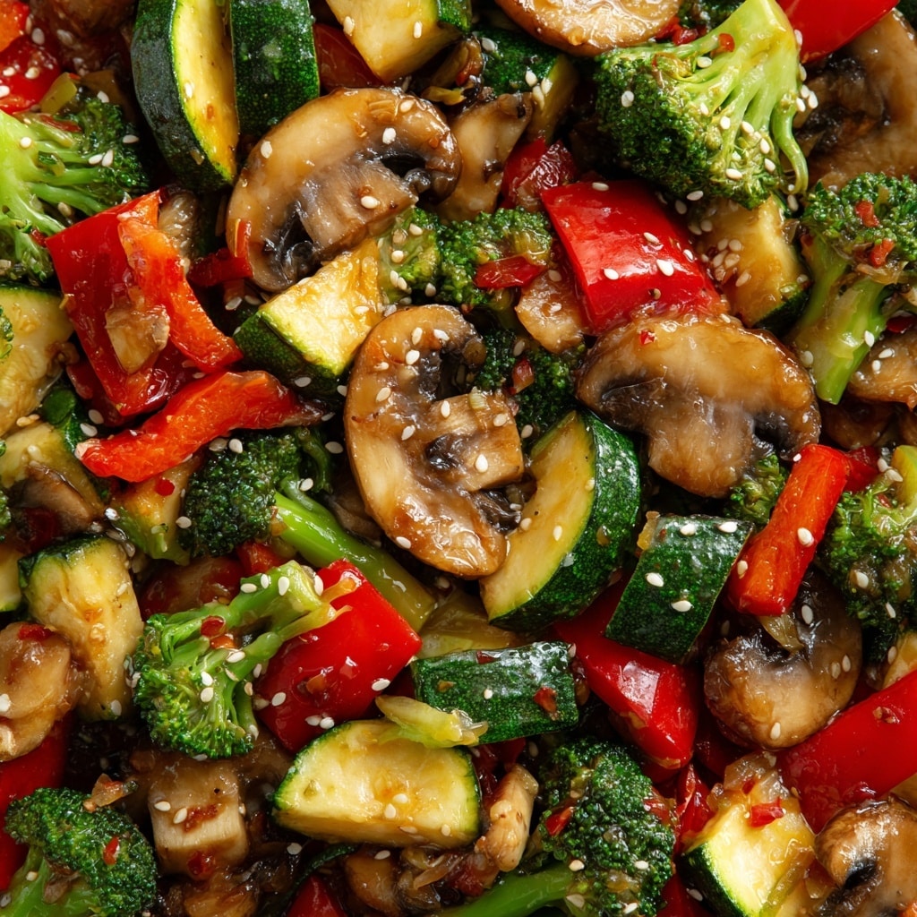 The dish shows a bowl of stir-fried vegetables and tofu in a white speckled bowl, placed on a white marbled surface. The dish has three main layers: large chunks of light golden tofu scattered around the bowl, bright green broccoli and slices of zucchini layered beneath and mixed with small pieces of vivid red bell pepper and orange carrot sticks. The top layer is sprinkled with chopped light green scallions and white sesame seeds, adding texture and freshness to the colorful mix. photo taken with an iphone --ar 4:5 --v 7