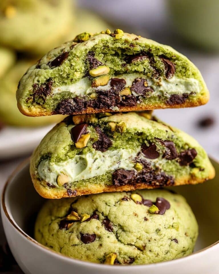 Pistachio Cream Chocolate Cookies Recipe