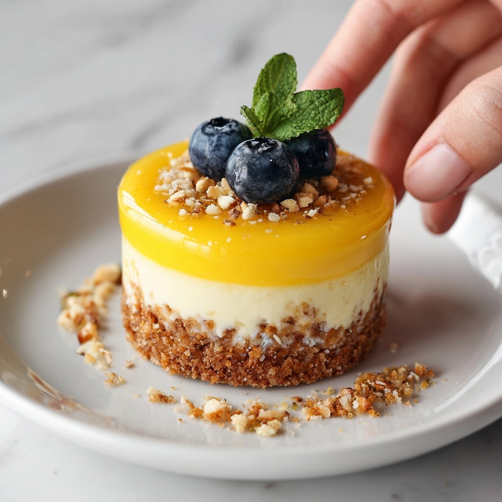 Lemon Blueberry Domes Recipe