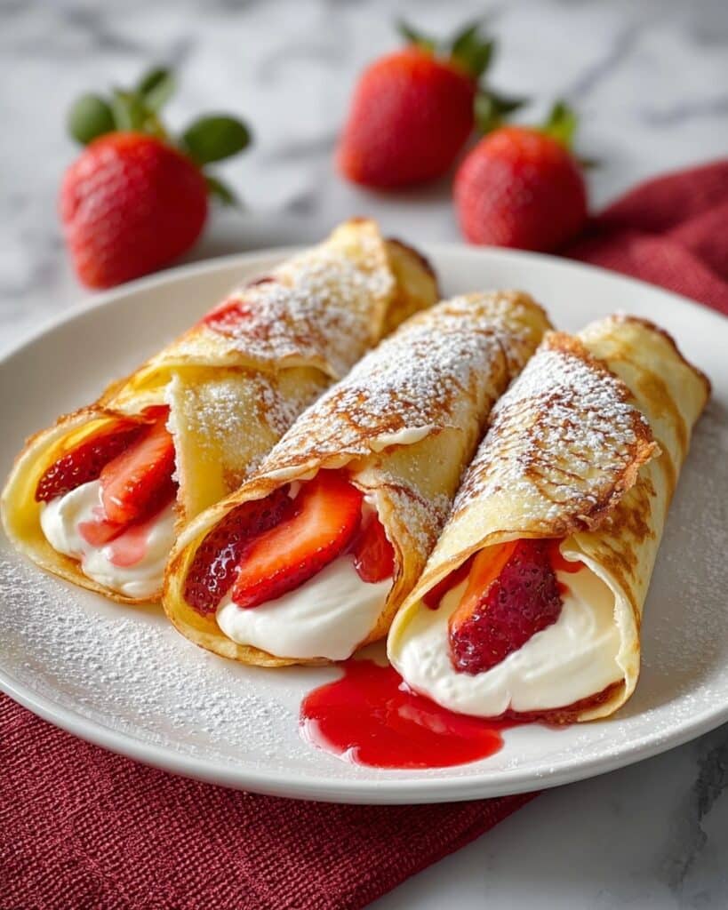 Strawberry Cheesecake Chimichangas Recipe